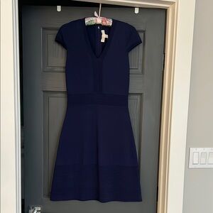 Michael Kors, Navy Blue Knit Dress,size small